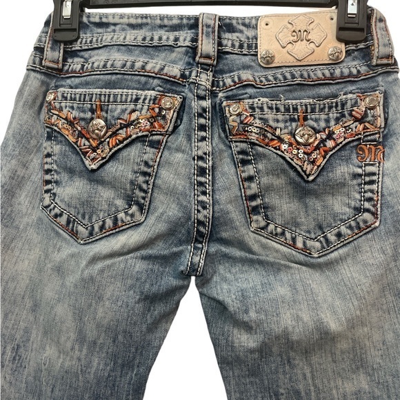 Miss Me distressed‎ boot  cut jeans size 25 - Picture 4 of 9